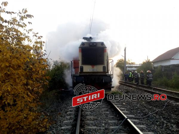 incendiu tren cluj