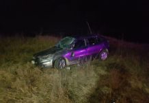 ACCIDENT: o tânără şoferiţă din Dej s-a rostogolit cu maşina (FOTO)