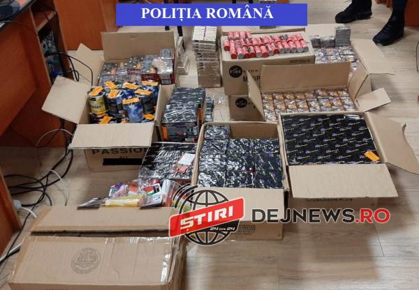 articole pirotehnice confiscate