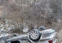 Accident cu doi răniţi în Feleacu (FOTO)