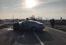 GALERIE FOTO / VIDEO: Impact violent între un Mercedes de 150.000 de euro și o mașină de teren (ACTUALIZARE)