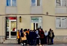 Coadă mare la primul magazin cu produse pe bază de canabis din Cluj