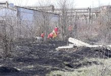 FOTO | Incendiu de vegetație în Dej! Un bărbat a murit