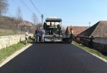 Au fost finalizate lucrările de asfaltare pe drumul județean 108C Gârbău – Aghireșu – Leghia