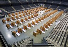 FOTO | A avut loc recepţia spitalului de campanie de la Sala Polivalenta din Cluj-Napoca