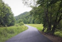 Au fost finalizate lucrările de asfaltare pe drumul județean 103J Alunișu – Săcuieu – Vișagu (FOTO)