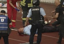 Fanul lui „U” Cluj care a lovit un jandarm în cap cu un scaun a fost condamnat la 7 ani şi jumătate de închisoare