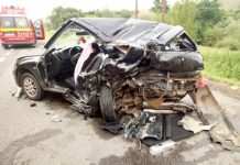 FOTO – ACCIDENT: Trei mașini distruse, un tânăr în stare gravă