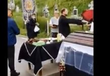 Preot din Cluj, furios pe rudele unui decedat pentru că nu i-au plătit taxa pentru locul de veci (VIDEO)