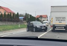 Accident cu trei maşini intre Gherla şi Dej! Un bărbat din Dej a fost rănit (FOTO)