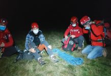 Turist recuperat aseară de pe o creastă din Cheile Turenilor (FOTO)