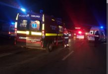 Accident cu patru maşini noaptea trecută intre Ciceu Mihăiești și Mănășturel
