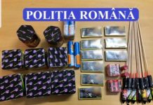 10 kilograme de articole pirotehnice confiscate de poliţişti de la un bărbat din Cuzdrioara (FOTO)