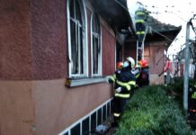 Explozie urmată de un incendiu la o casă din Câmpia Turzii! O femeie a murit (FOTO)