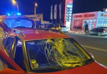 Accident în Cluj-Napoca! Un gherlean a ajuns la spital după ce a fost lovit de o maşină (FOTO)