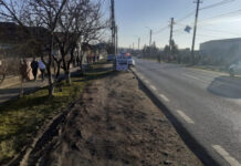 Accident în Gherla provocat de un tânăr din Mica! Un copil de 4 ani a fost lovit de mașină (FOTO)