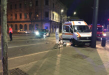 Ambulanţă implicată în accident în Cluj-Napoca! Un cadru medical a fost rănit (FOTO)