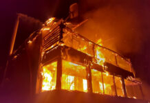 Tragedie în Vâlcele! O femeie a murit într-un incendiu care i-a cuprins cabana (FOTO)