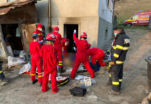 Explozie în Popești Deal! Proprietara a fost scoasă afară de rudele ei care au început imediat să o resusciteze (FOTO)