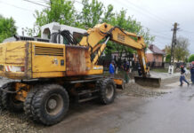 Lucrări de modernizare reluate pe drumul județean Iclod – Aluniș – Corneni (FOTO)