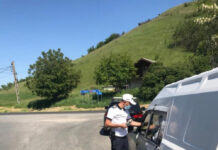 Amplă acţiune rutieră în judeţul Cluj! Au fost testaţi cu aparatul etilotest peste 200 de şoferi (FOTO)