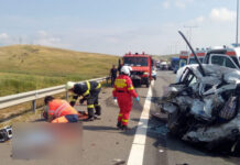 Grav accident pe Autostrada A10! Un bărbat şi-a pierdut viaţa (VIDEO/FOTO)