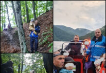 3 femei cu 3 copii s-au rătăcit în zona lacului Tarniţa | Au fost salvaţi de către jandarmi (FOTO)