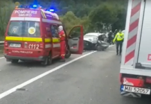 Accident cu trei maşini în Ciucea! A fost solicitat elicopterul SMURD (FOTO)