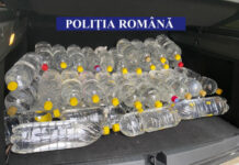Percheziţii la Gherla şi Cojocna! Poliţiştii au confiscat 710 litri de alcool şi peste 48.000 de țigarete (FOTO)