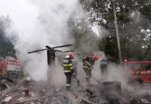 Tragedie în Borzești! Bărbat găsit mort în urma unui incendiu (FOTO)