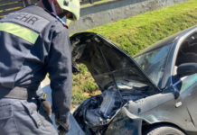 Clujean rănit în accident în Bistriţa! A intrat cu maşina într-un podeţ (FOTO)