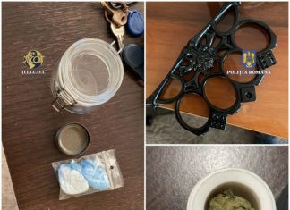 VIDEO – Droguri descoperite la percheziții în Cluj Napoca, Mociu și Florești. Trei bărbați arestați