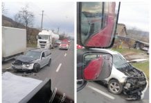 FOTO: Accident la Nima. O femeie și doi bărbați au fost răniți