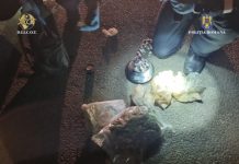 VIDEO – Tânăr depistat de polițiști cu 2 kg de droguri de risc și de mare risc asupra lui
