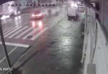 ÎN DIMINEAȚA DE CRĂCIUN: Pieton spulberat de mașină pe trecere la Gherla – VIDEO