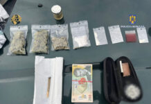FLAGRANT: Prins în trafic cu droguri. La domiciliul suspectului au găsit ketamină, anfetamină, cocaină, MDMA și canabis