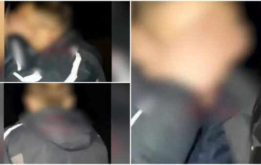 Primar băut la volan, filmat în timp ce mânca zăpadă! Spera că o să-i iasă o alcoolemie mai mică la testarea cu etilotestul