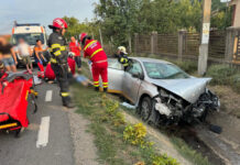 FOTO – Accident cu două victime în Maramureș după ce un clujean ar fi ațipit la volan
