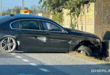 Polițist implicat în accident la Livada, pozitiv la alcool