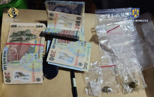 VIDEO: 5 bărbați și 3 femei au fost săltați de ofițerii antidrog